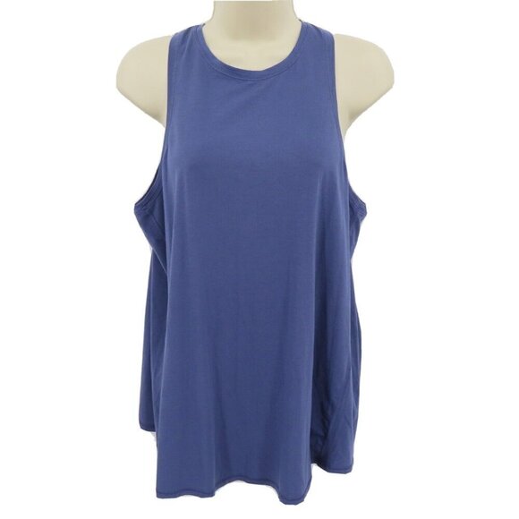 Lululemon All Tied Up Women 17in Bust Blue Sleeveless Tank Top Shirt Athletic - Picture 1 of 7